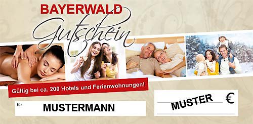 Urlaubs-Gutschein Bayerischer Wald